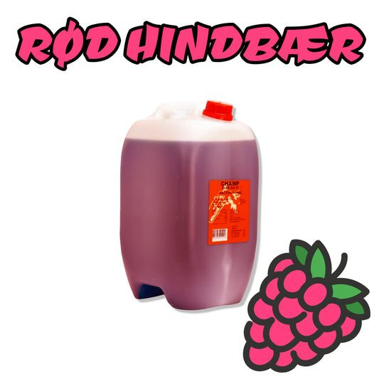 Champ´s Rød Bringebær Slushice 10 liter